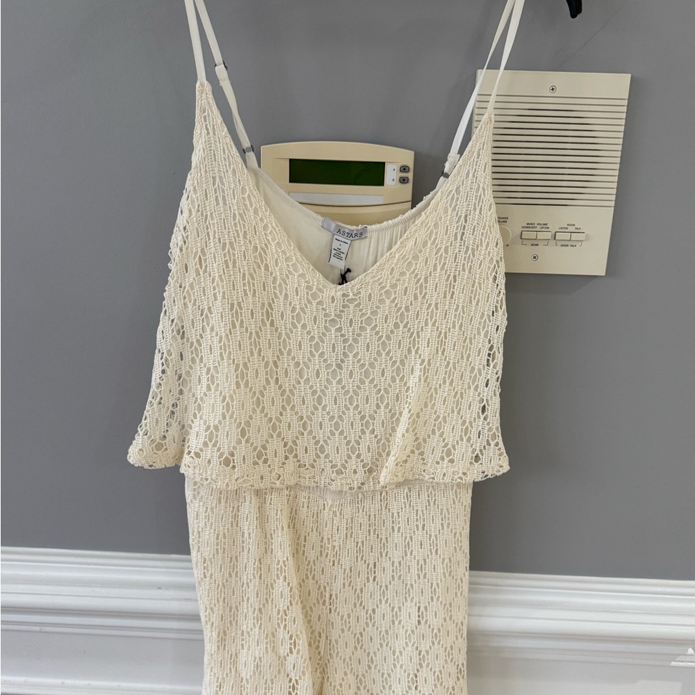Astars Ivory Cotton Blend Top